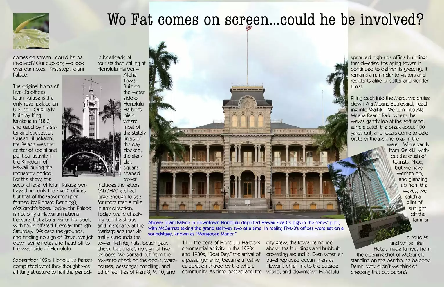 Automotive Traveler Magazine: 2011 04 In Search Of Steve McGarrett Page 3
