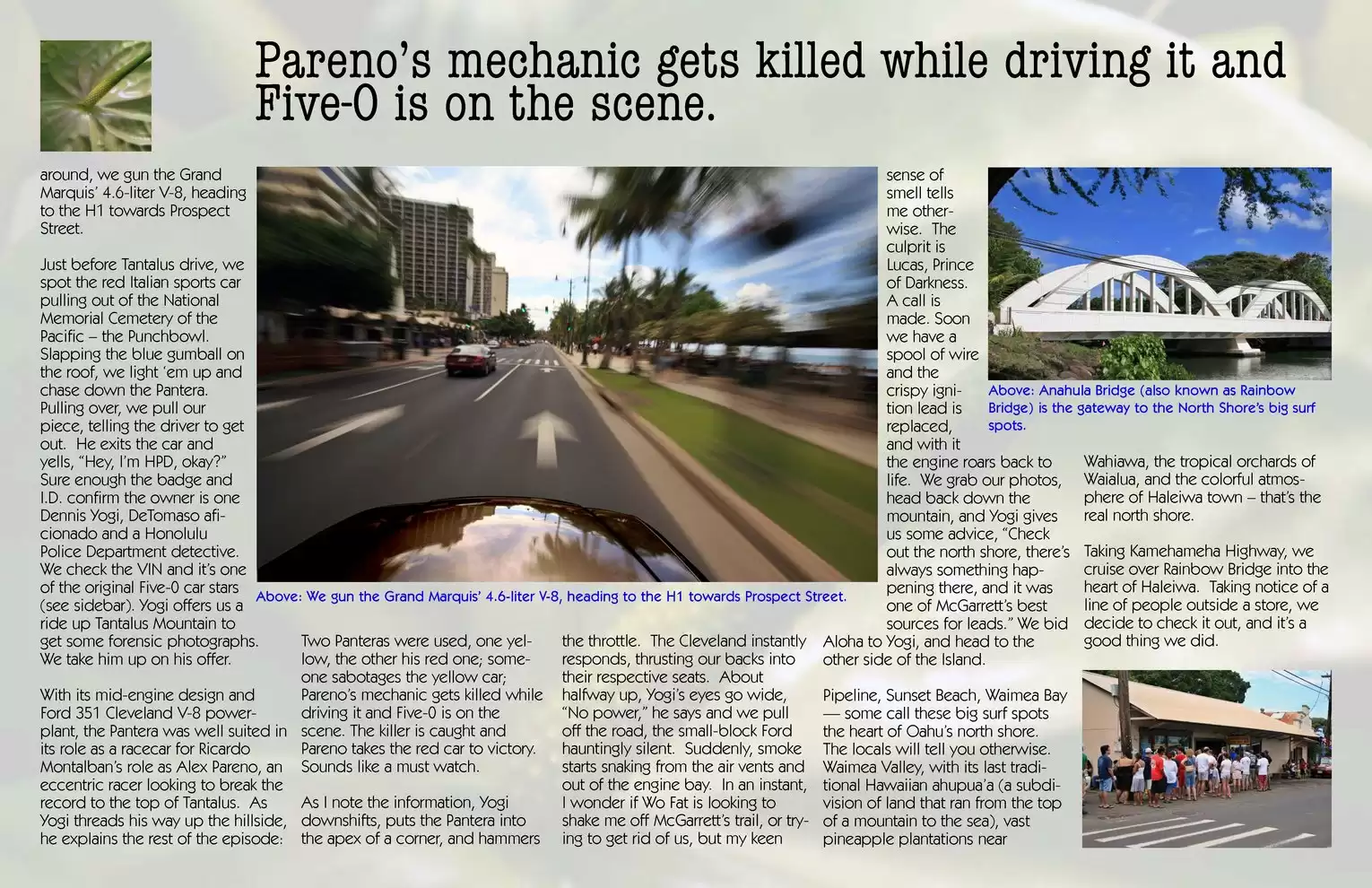 Automotive Traveler Magazine: 2011 04 In Search Of Steve McGarrett Page 5