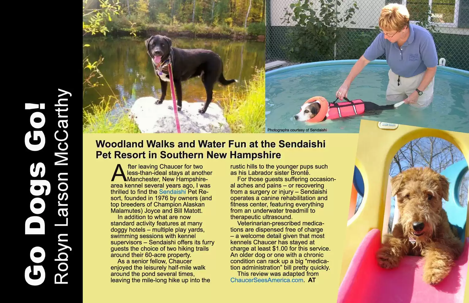 Automotive Traveler Magazine: 2011 04 Sendaishi Pet Resort Page 1