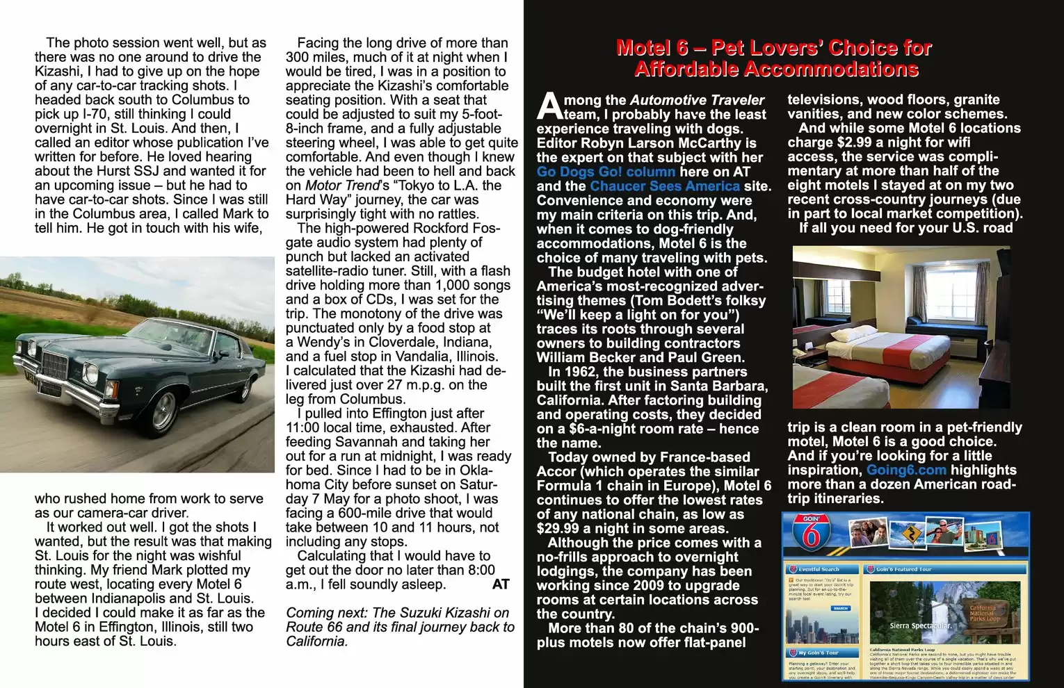 Automotive Traveler Magazine: 2011 05 New Jersey To LA Suzuki Kizashi Part 1 Page 4