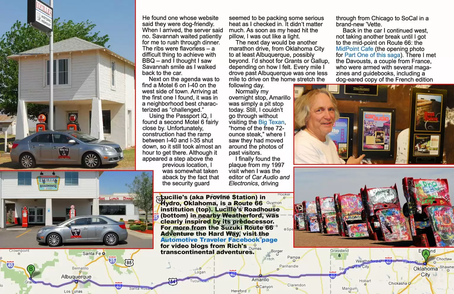 Automotive Traveler Magazine: 2011 05 New Jersey To LA Suzuki Kizashi Part 2 Page 4