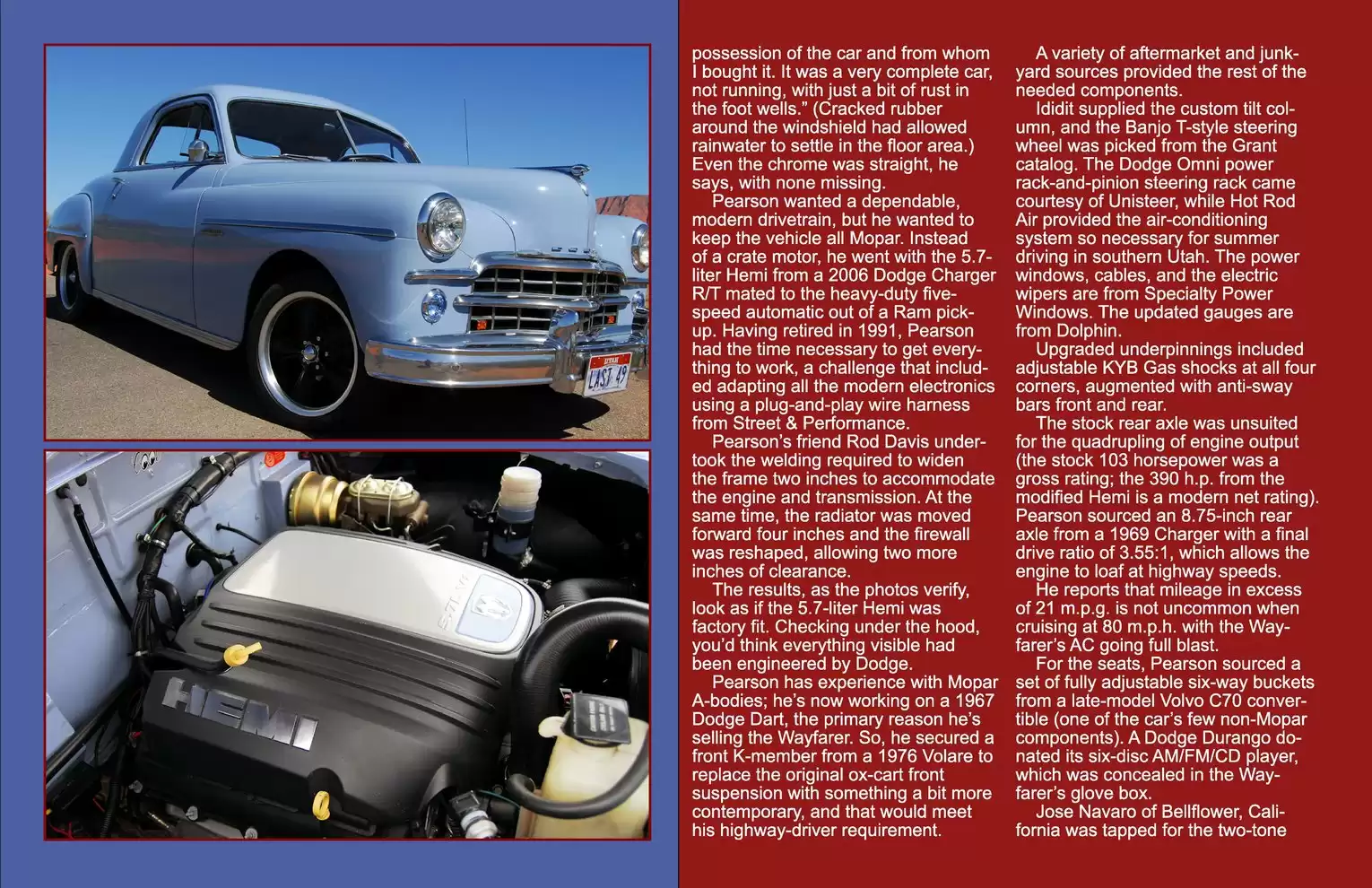 Automotive Traveler Magazine: 2011 06 1949 Dodge Wayfarer Page 3