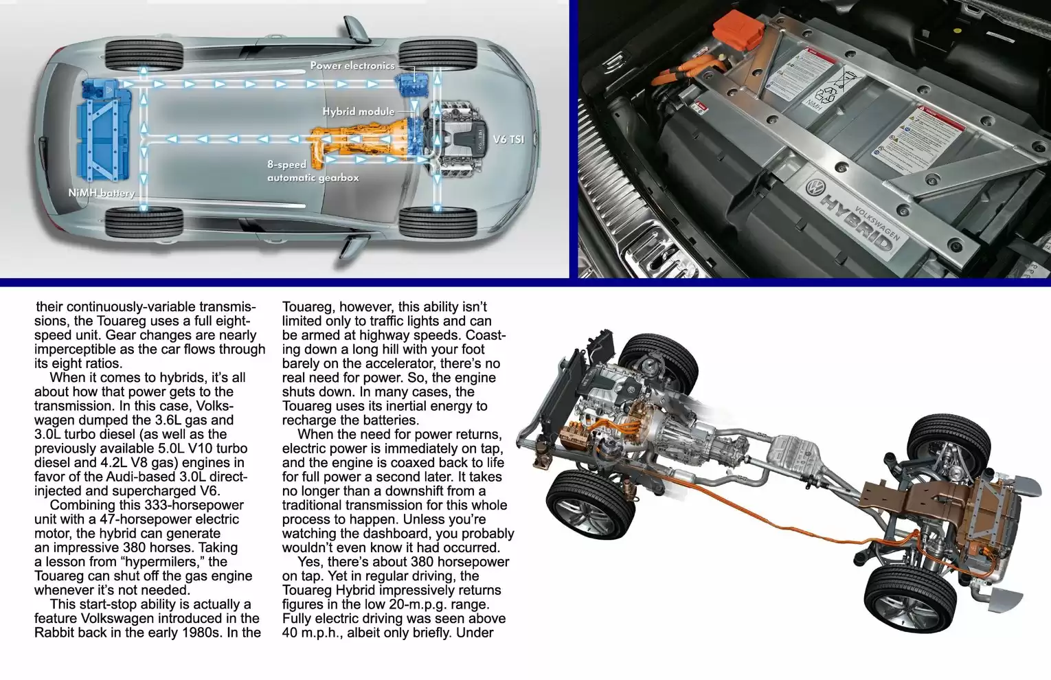 Automotive Traveler Magazine: 2011 06 2011 Volkswagen Touareg Hybrid Page 3