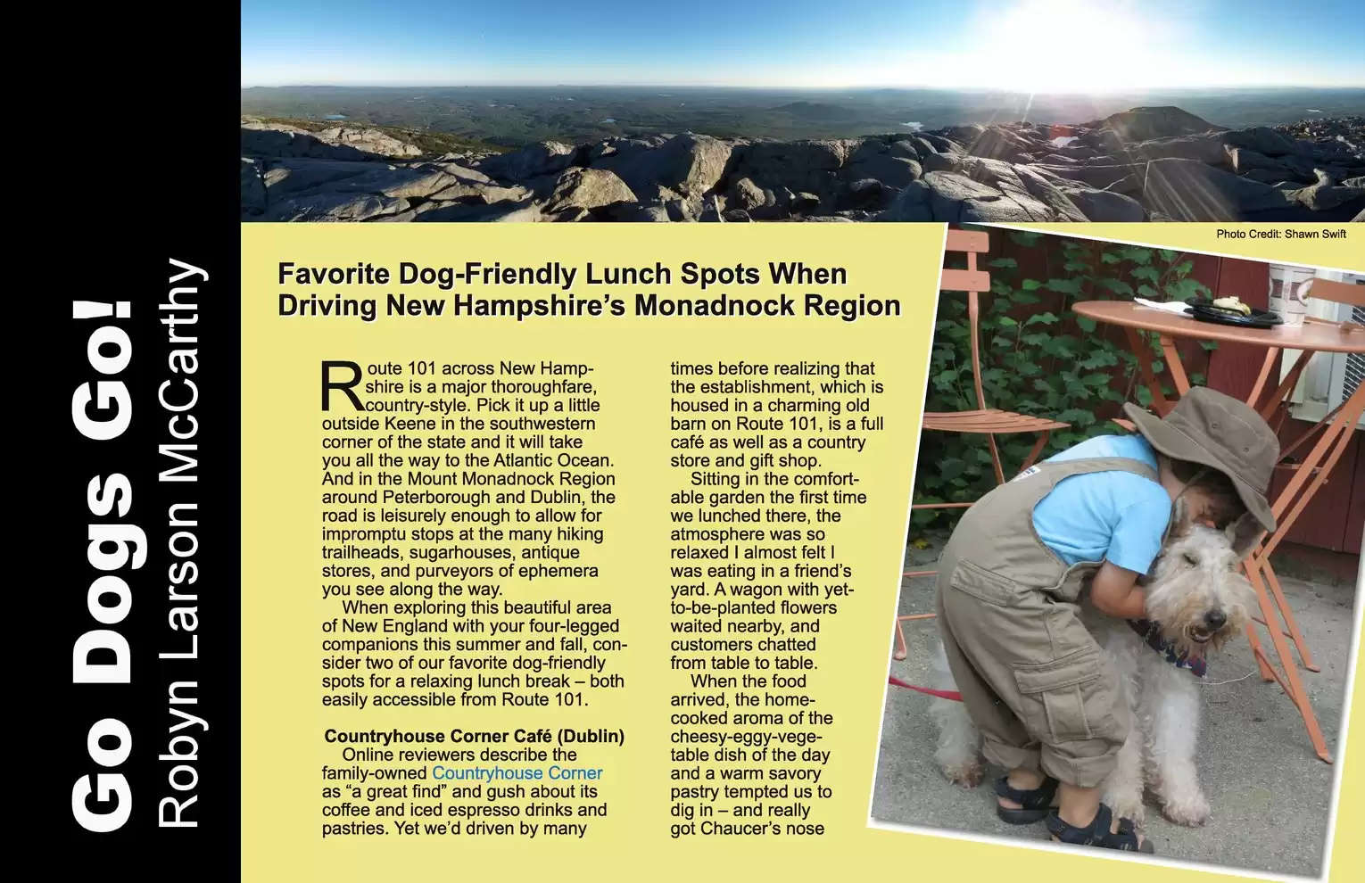 Automotive Traveler Magazine: 2011 06 Dog-Friendly Monadnock Lunch Spots Page 1