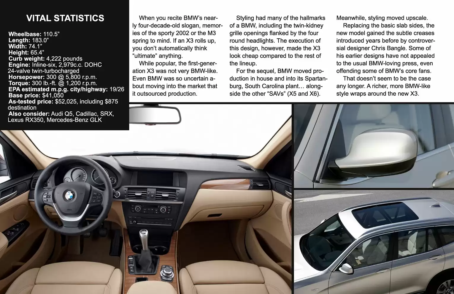 Automotive Traveler Magazine: 2011 07 2011 BMW X3 XDrive35i Page 3