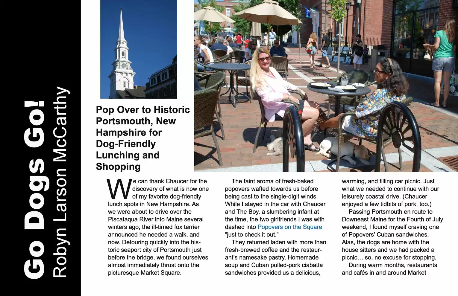 Automotive Traveler Magazine: 2011 07 Dog-Friendly Dining In Portsmouth Page 1
