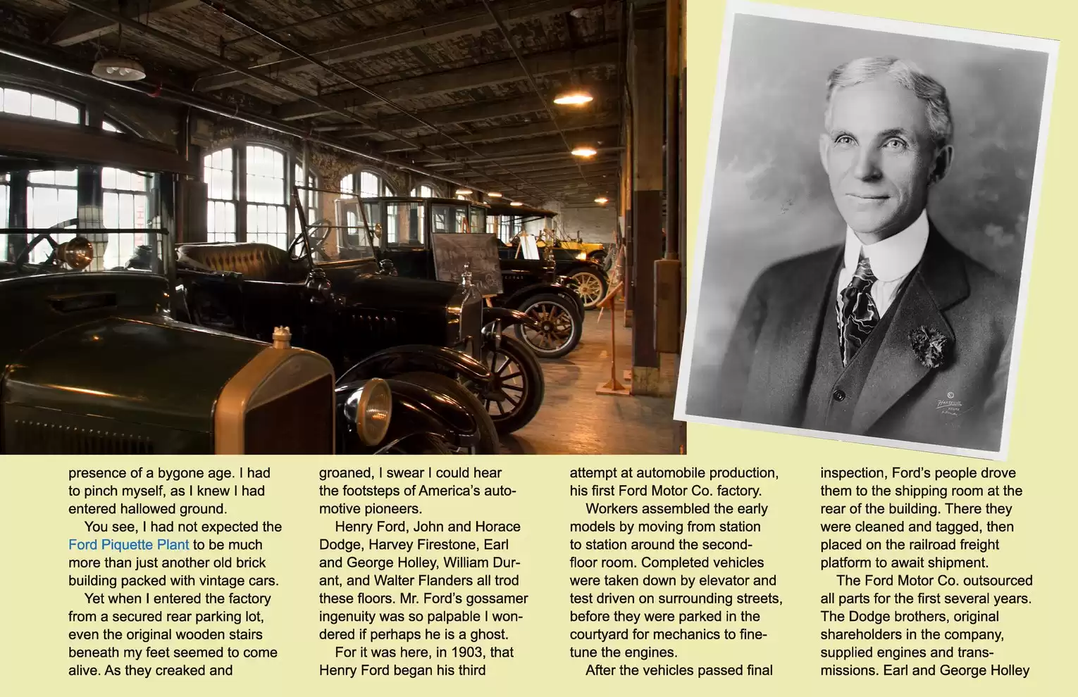 Automotive Traveler Magazine: 2011 07 Where It All Began Page 2