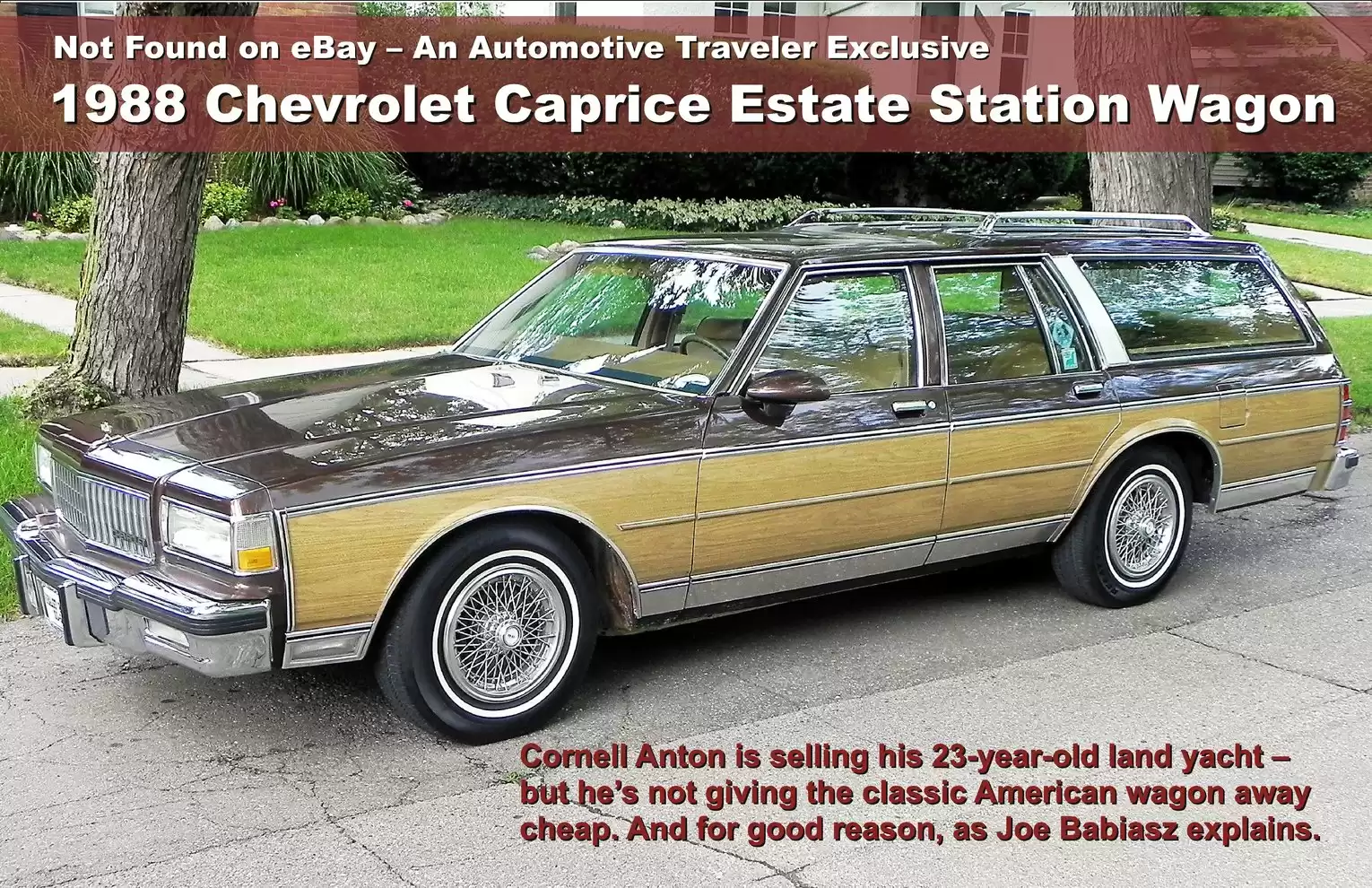 Automotive Traveler Magazine: 2011 08 1988 Chevrolet Caprice Station Wagon Page 1