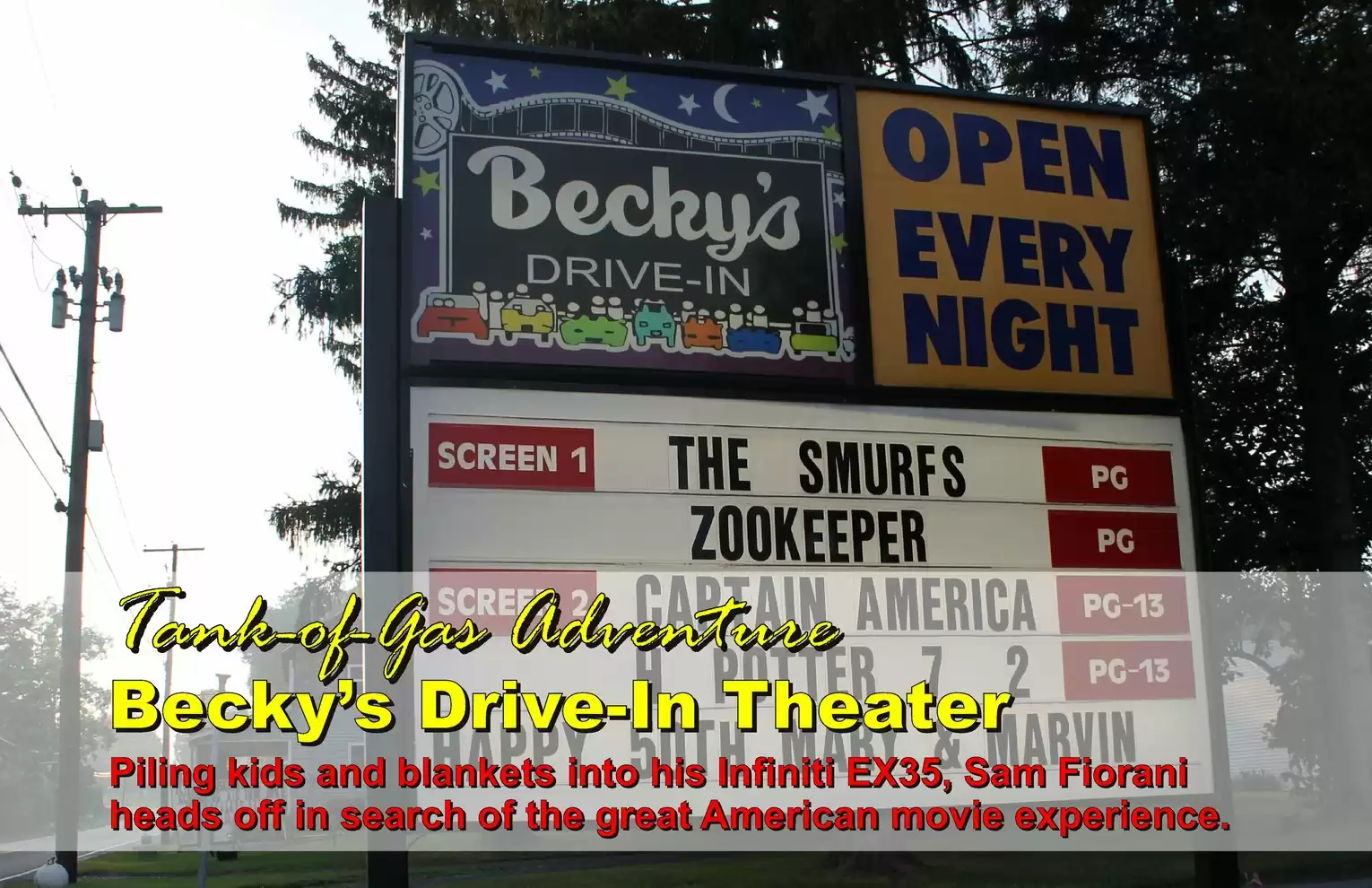 Automotive Traveler Magazine: 2011 08 Beckys Drive-In Theater Page 1