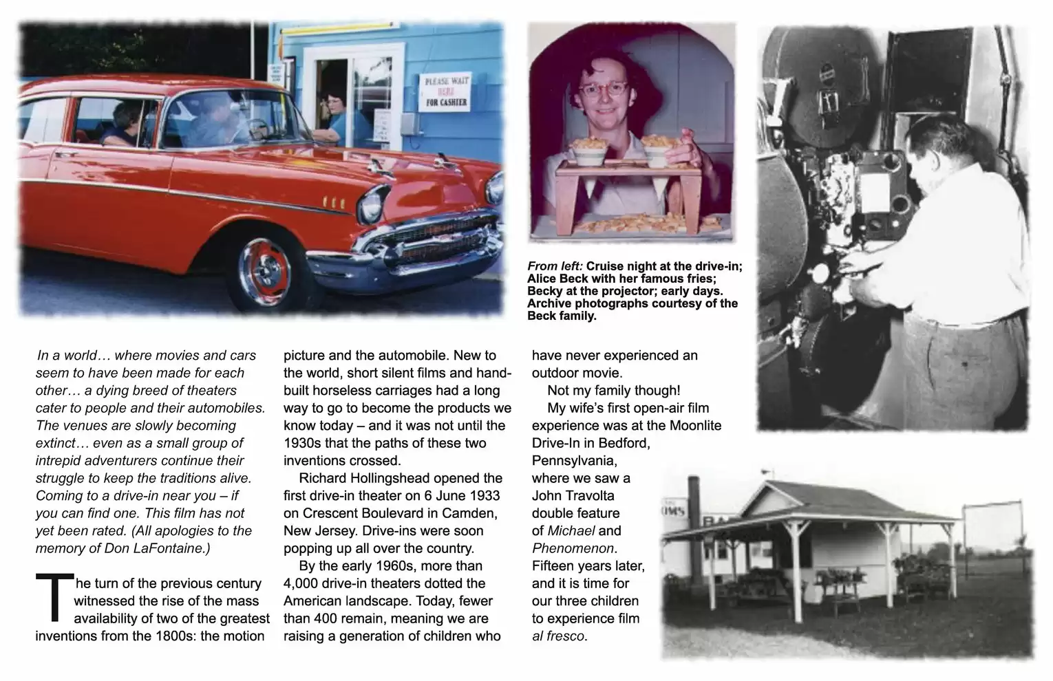 Automotive Traveler Magazine: 2011 08 Beckys Drive-In Theater Page 2