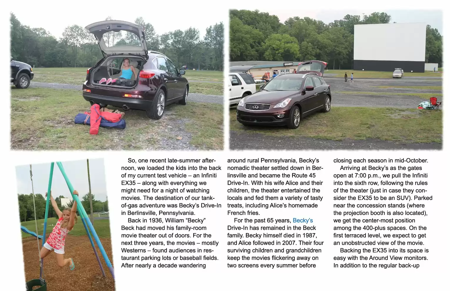 Automotive Traveler Magazine: 2011 08 Beckys Drive-In Theater Page 3