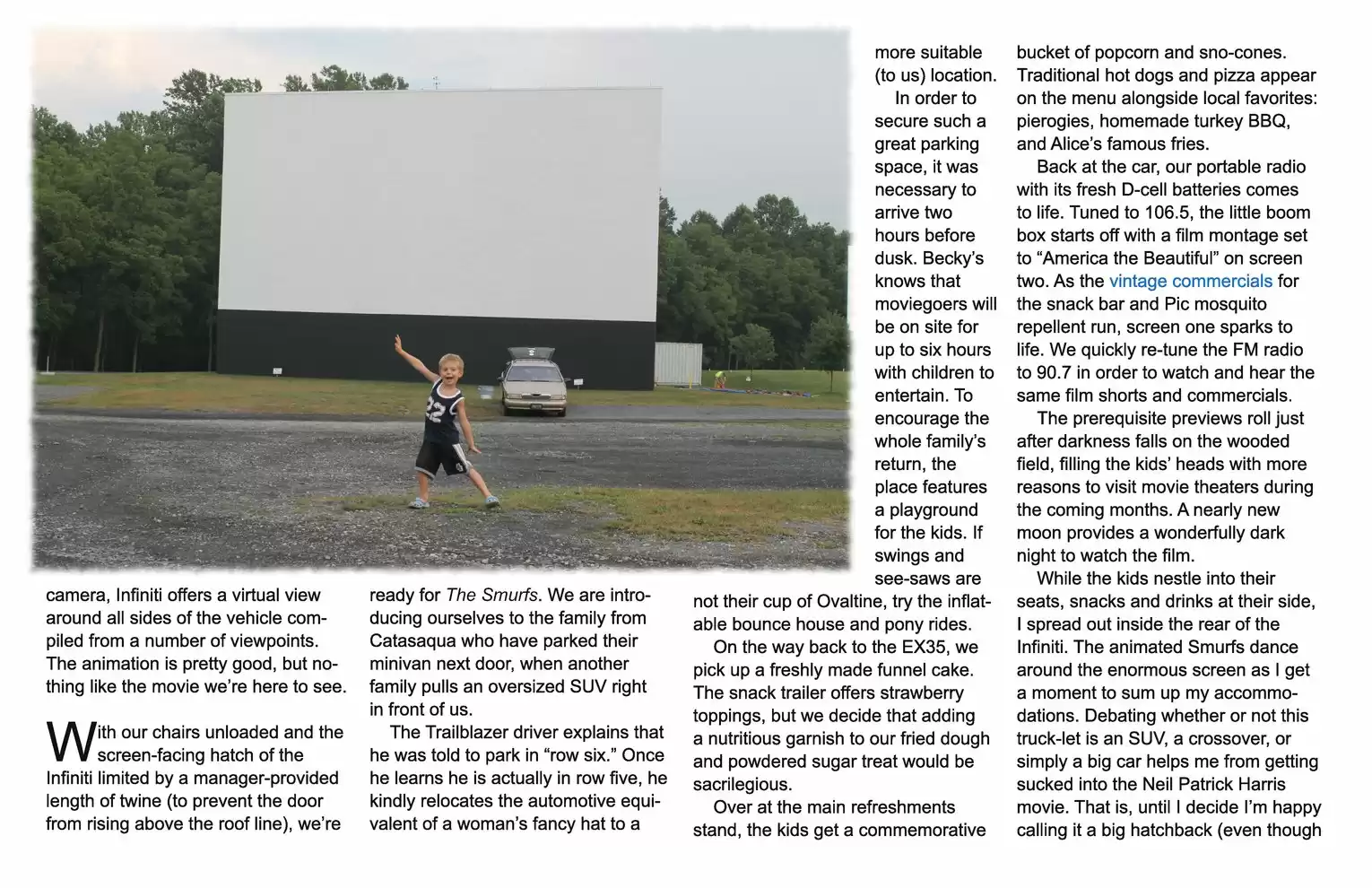 Automotive Traveler Magazine: 2011 08 Beckys Drive-In Theater Page 4