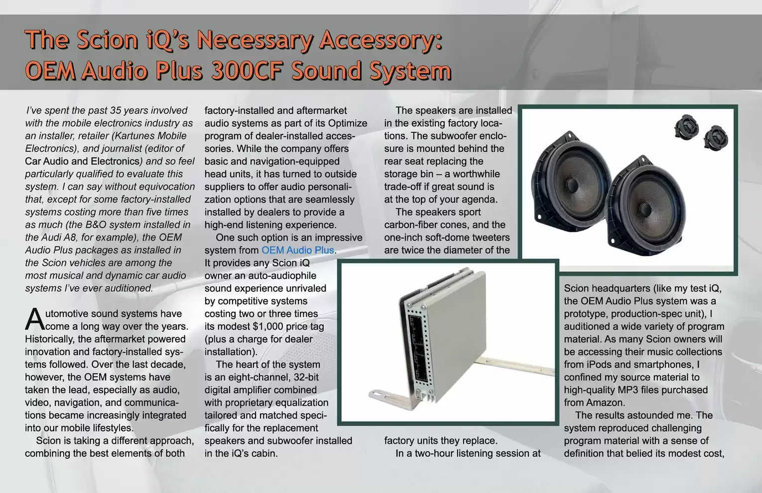 Automotive Traveler Magazine: 2011 10 2012 Scion IQ Page 7