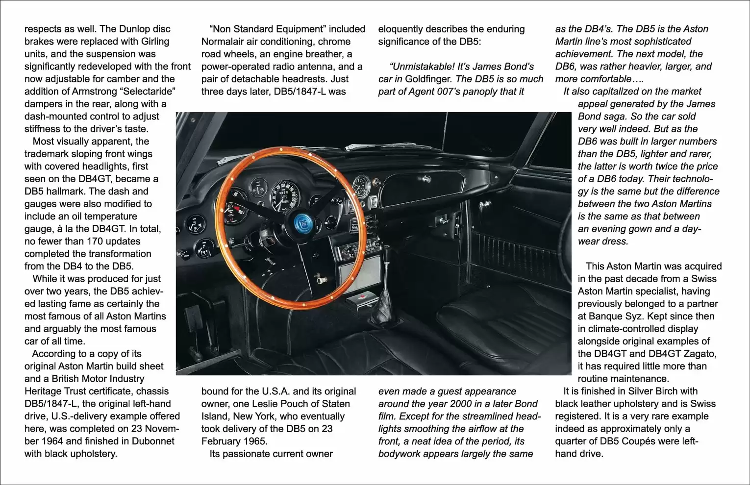 Automotive Traveler Magazine: 2011 10 James Bond Aston Martins Page 3