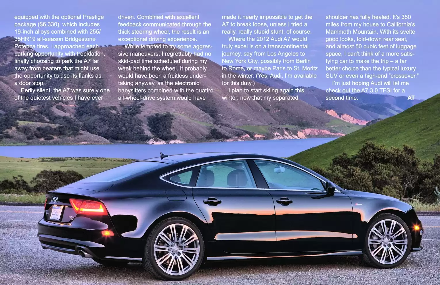 Automotive Traveler Magazine: 2011 11 2012 Audi A7 Sportback Page 6