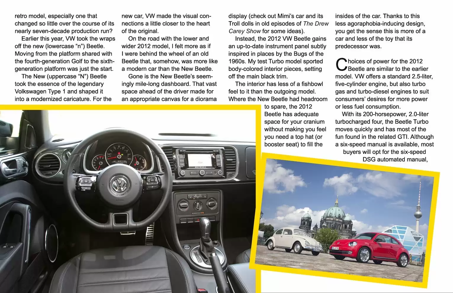Automotive Traveler Magazine: 2011 11 2012 Volkswagen Beetle Turbo Page 3