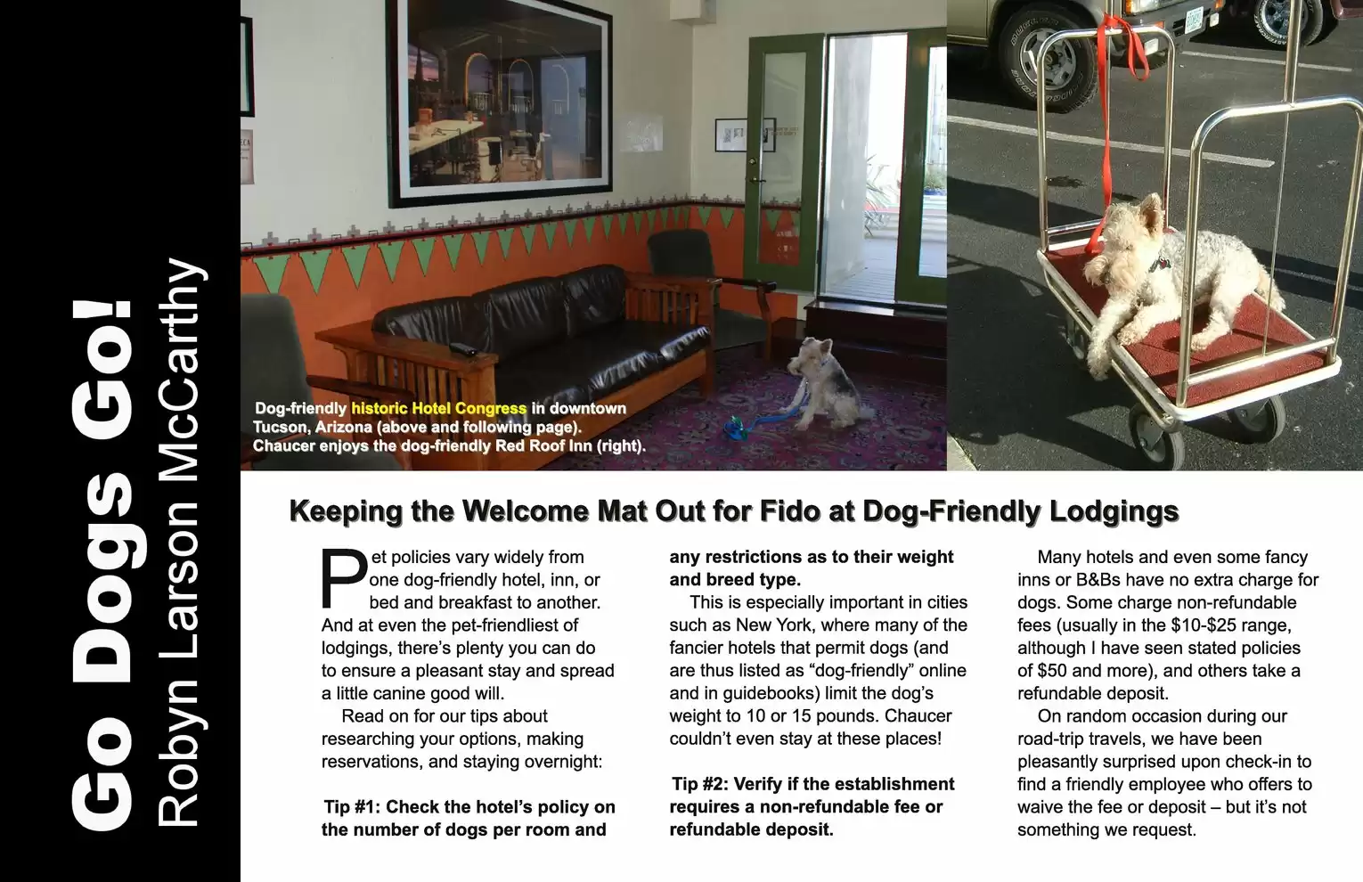 Automotive Traveler Magazine: 2011 11 Dog-Friendly Lodgings Page 1