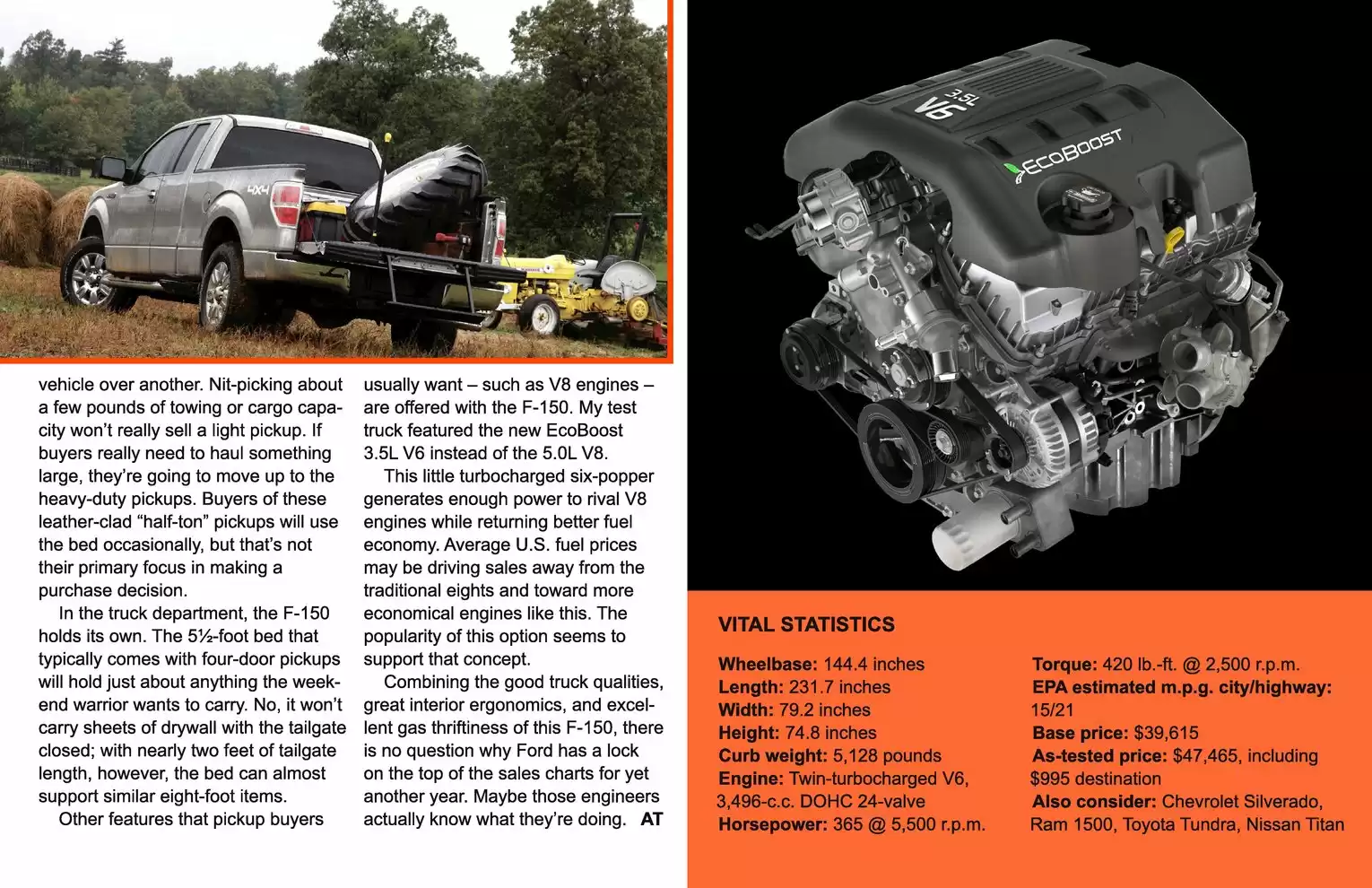Automotive Traveler Magazine: 2011 12 2011 Ford F150 SuperCrew Lariat 4x4 Page 4