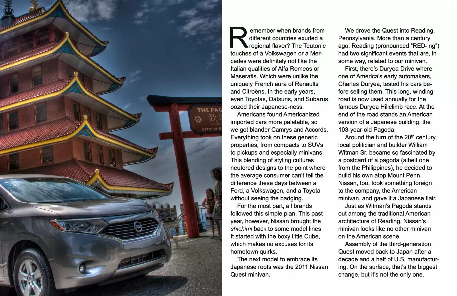 Automotive Traveler Magazine: 2011 12 2011 Nissan Quest SV Page 2