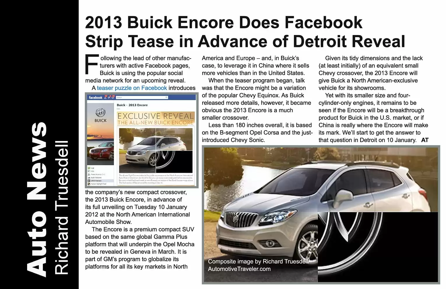 Automotive Traveler Magazine: 2012 01 2013 Buick Encore Page 1