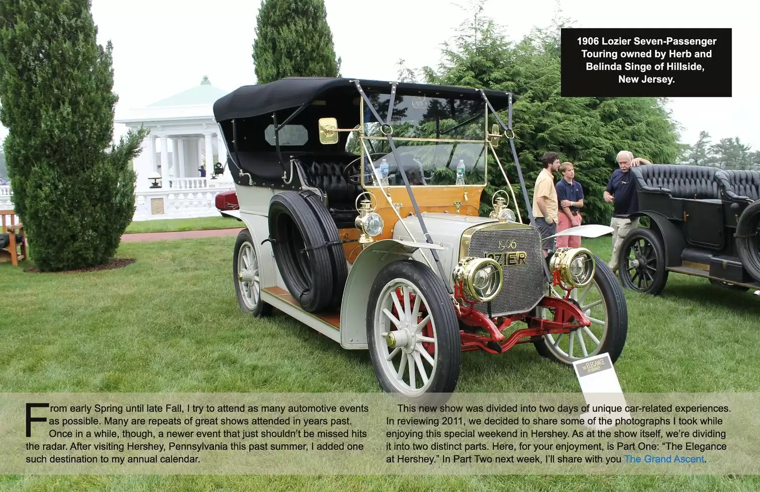 Automotive Traveler Magazine: 2012 01 Elegance At Hershey Page 2