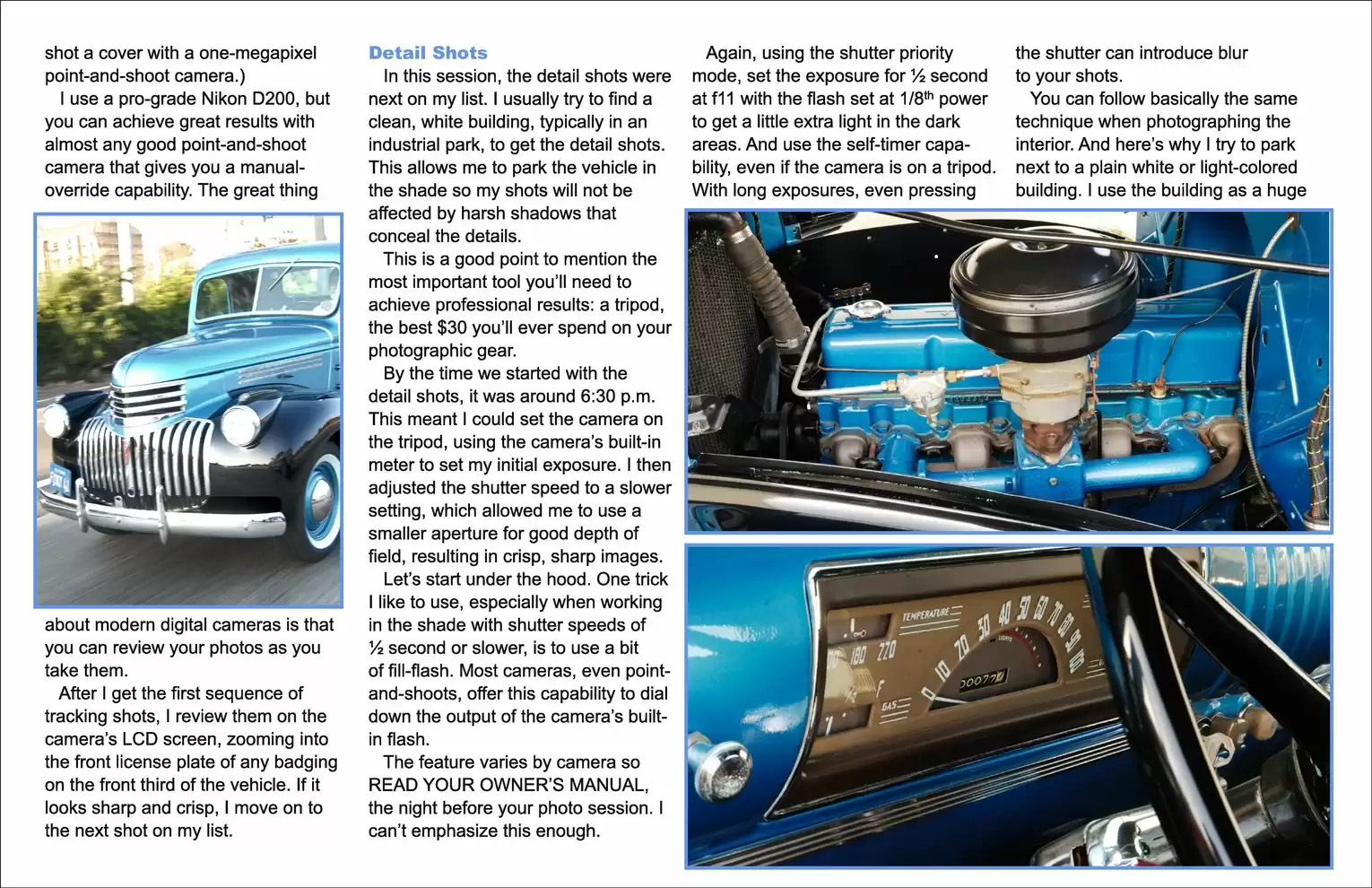 Automotive Traveler Magazine: 2012 03 Automotive Photography Made Simple Page 4