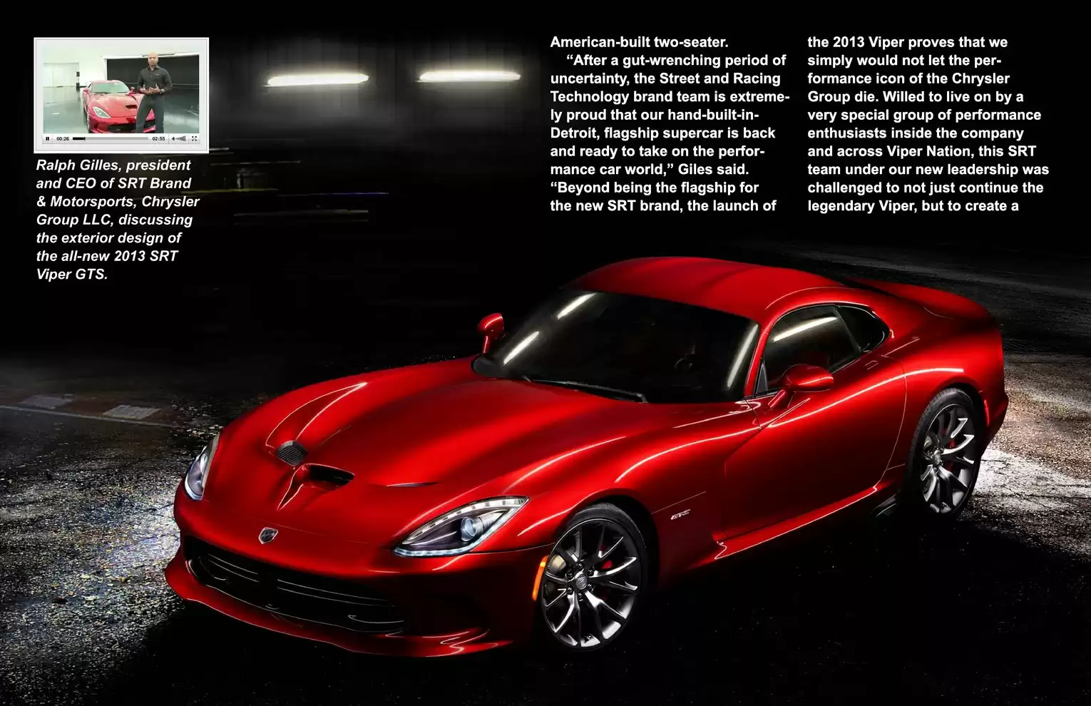 Automotive Traveler Magazine: 2012 04 2013 SRT Viper Page 3