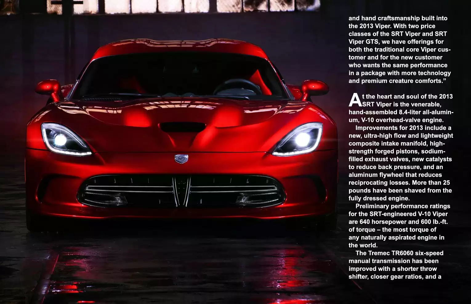 Automotive Traveler Magazine: 2012 04 2013 SRT Viper Page 6