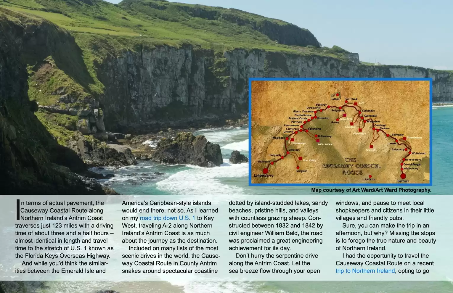 Automotive Traveler Magazine: 2012 04 Idling Along The Antrim Coast Page 2