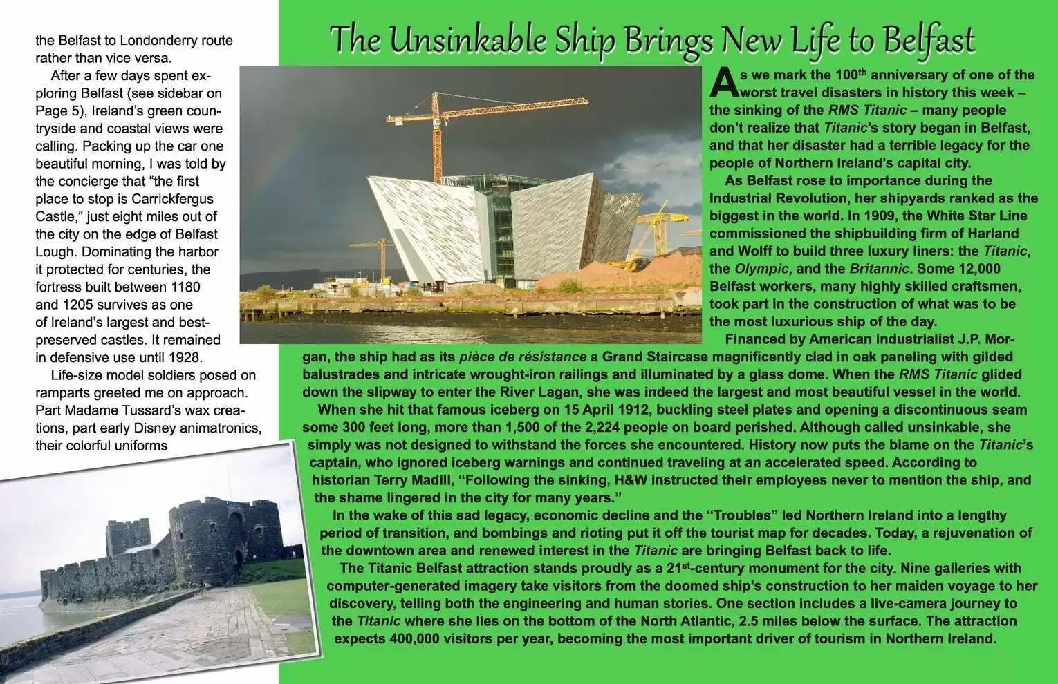 Automotive Traveler Magazine: 2012 04 Idling Along The Antrim Coast Page 3