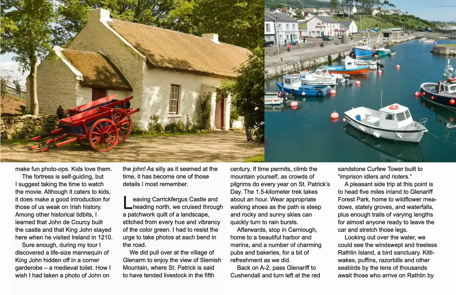 Automotive Traveler Magazine: 2012 04 Idling Along The Antrim Coast Page 4