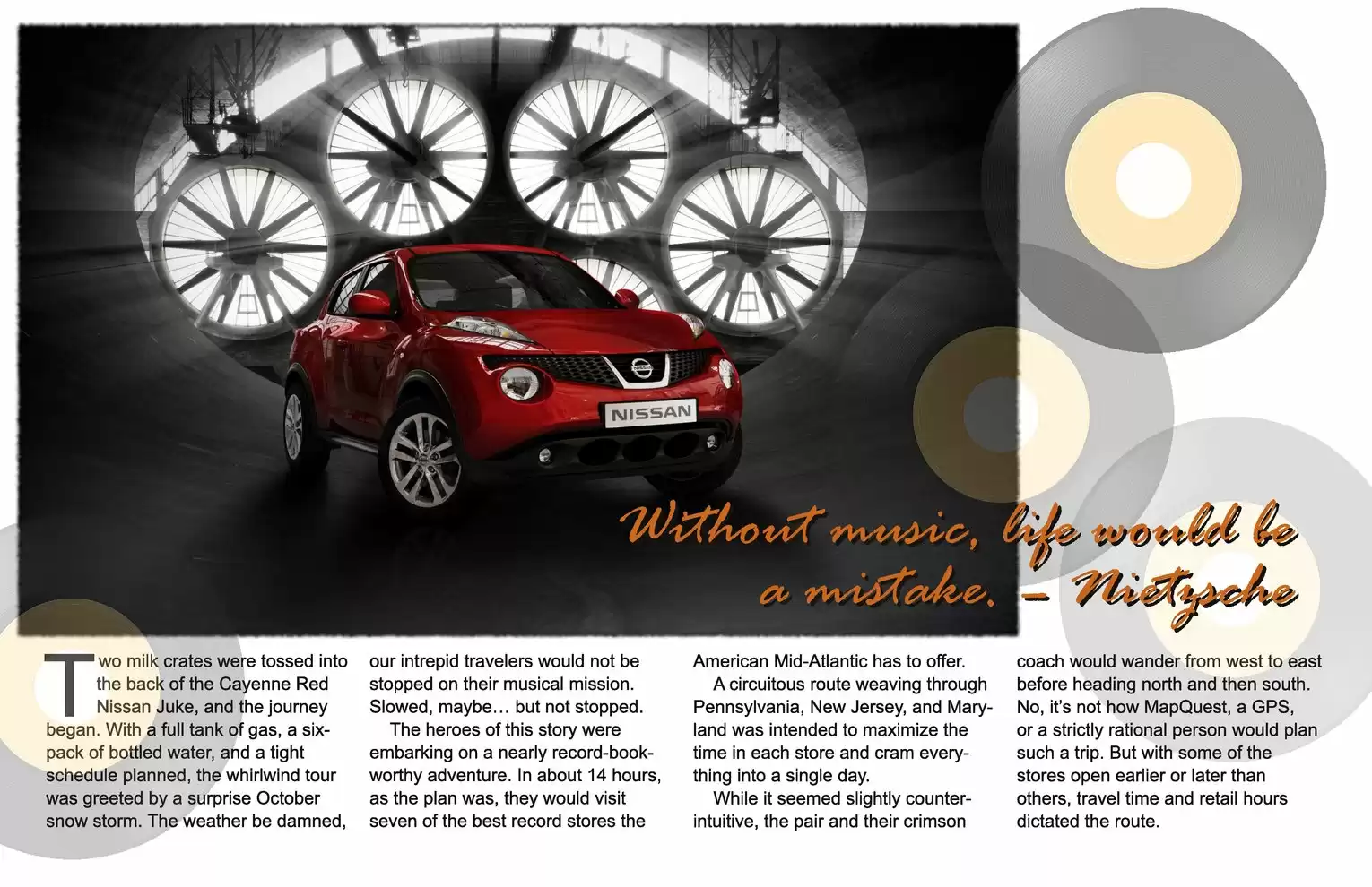 Automotive Traveler Magazine: 2012 04 Record-Seeking Road Trip Page 2