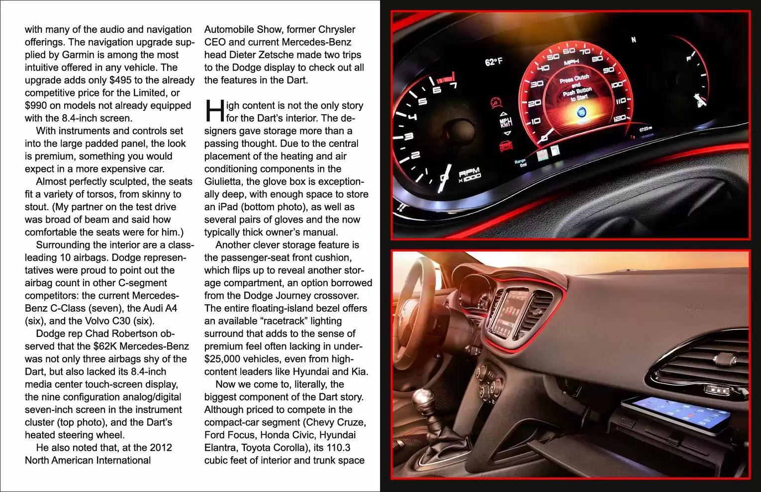 Automotive Traveler Magazine: 2012 05 2013 Dodge Dart Page 4