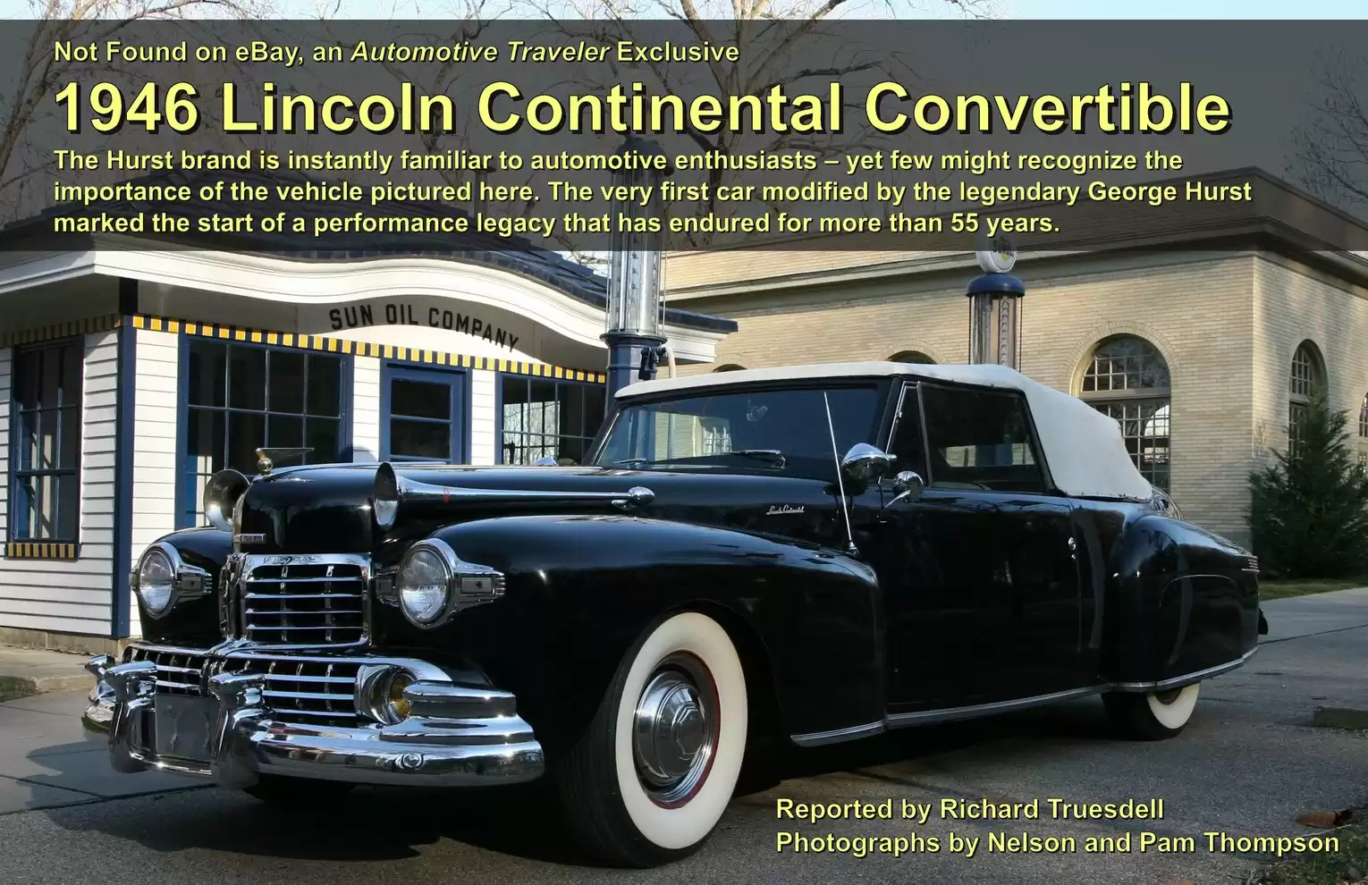 Automotive Traveler Magazine: 2012 06 1946 Lincoln Continental Convertible Page 1