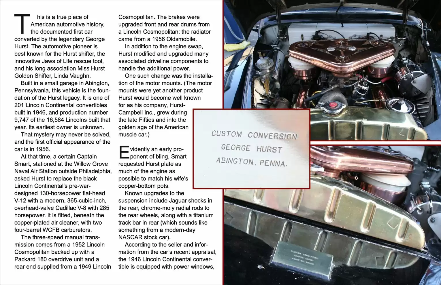 Automotive Traveler Magazine: 2012 06 1946 Lincoln Continental Convertible Page 2