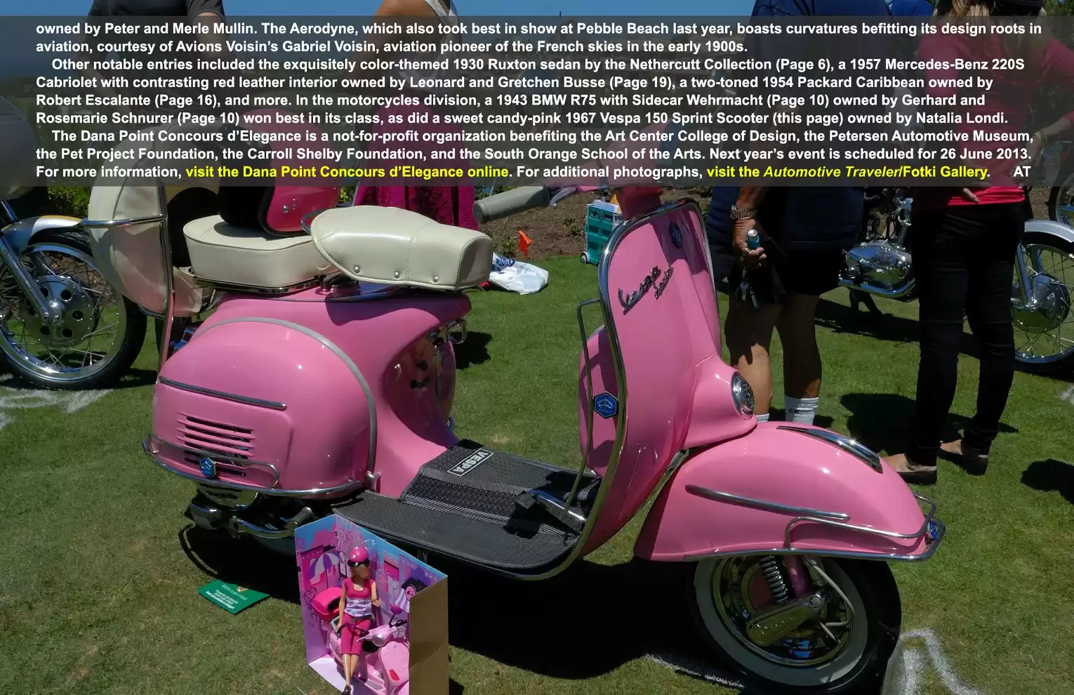 Automotive Traveler Magazine: 2012 07 2012 Dana Point Concours Page 3