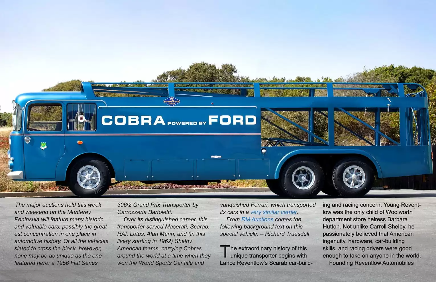 Automotive Traveler Magazine: 2012 08 1956 Fiat Grand Prix Transporter Page 2