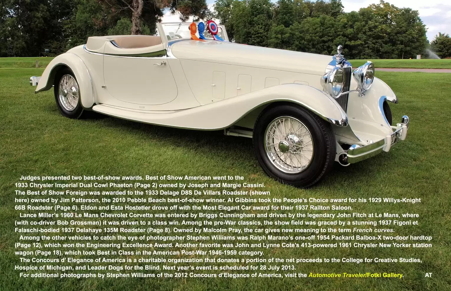 Automotive Traveler Magazine: 2012 08 2012 Concours D Elegance Of America Page 3