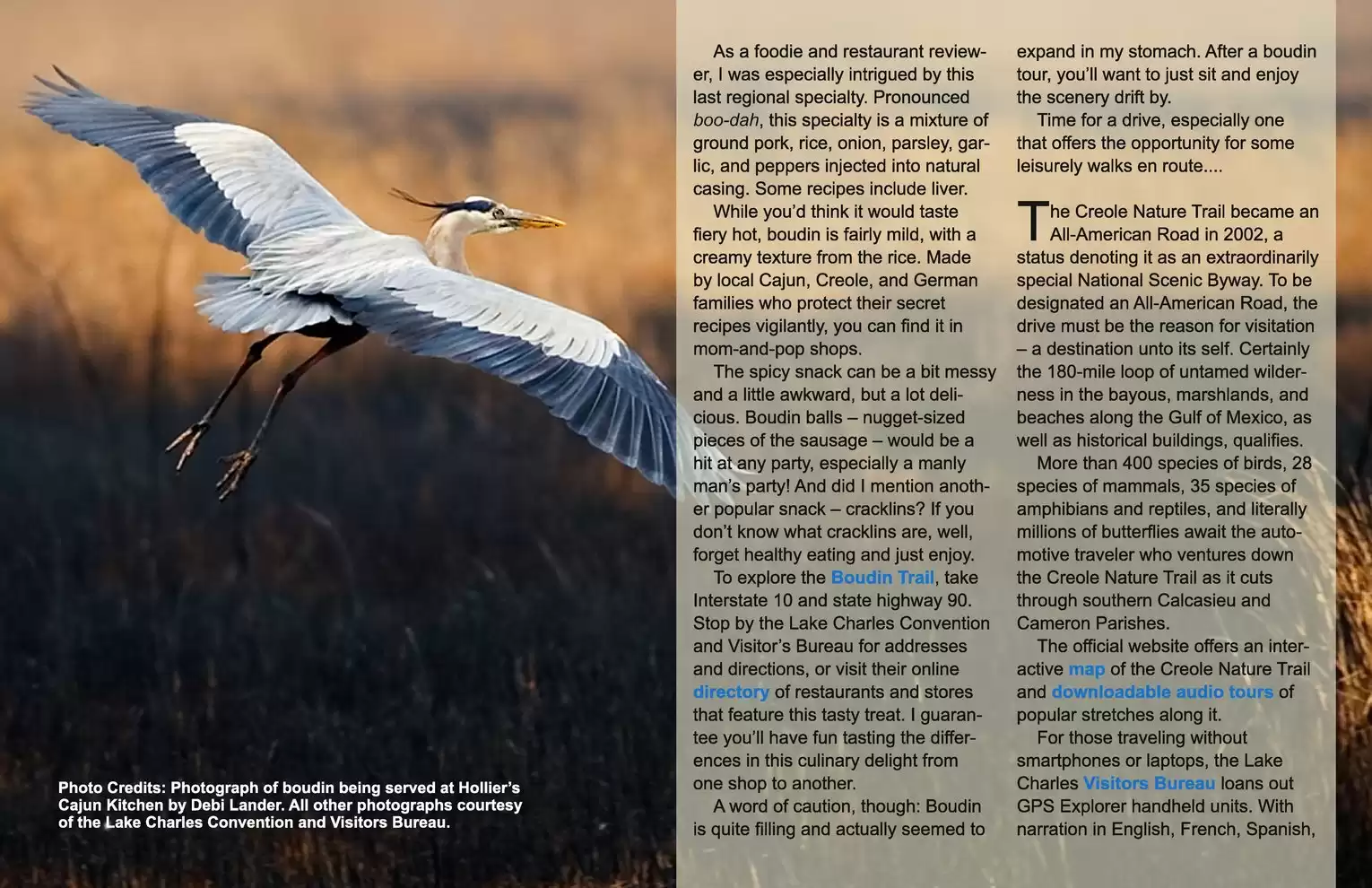 Automotive Traveler Magazine: 2012 08 Lake Charles Driving Tours Page 3