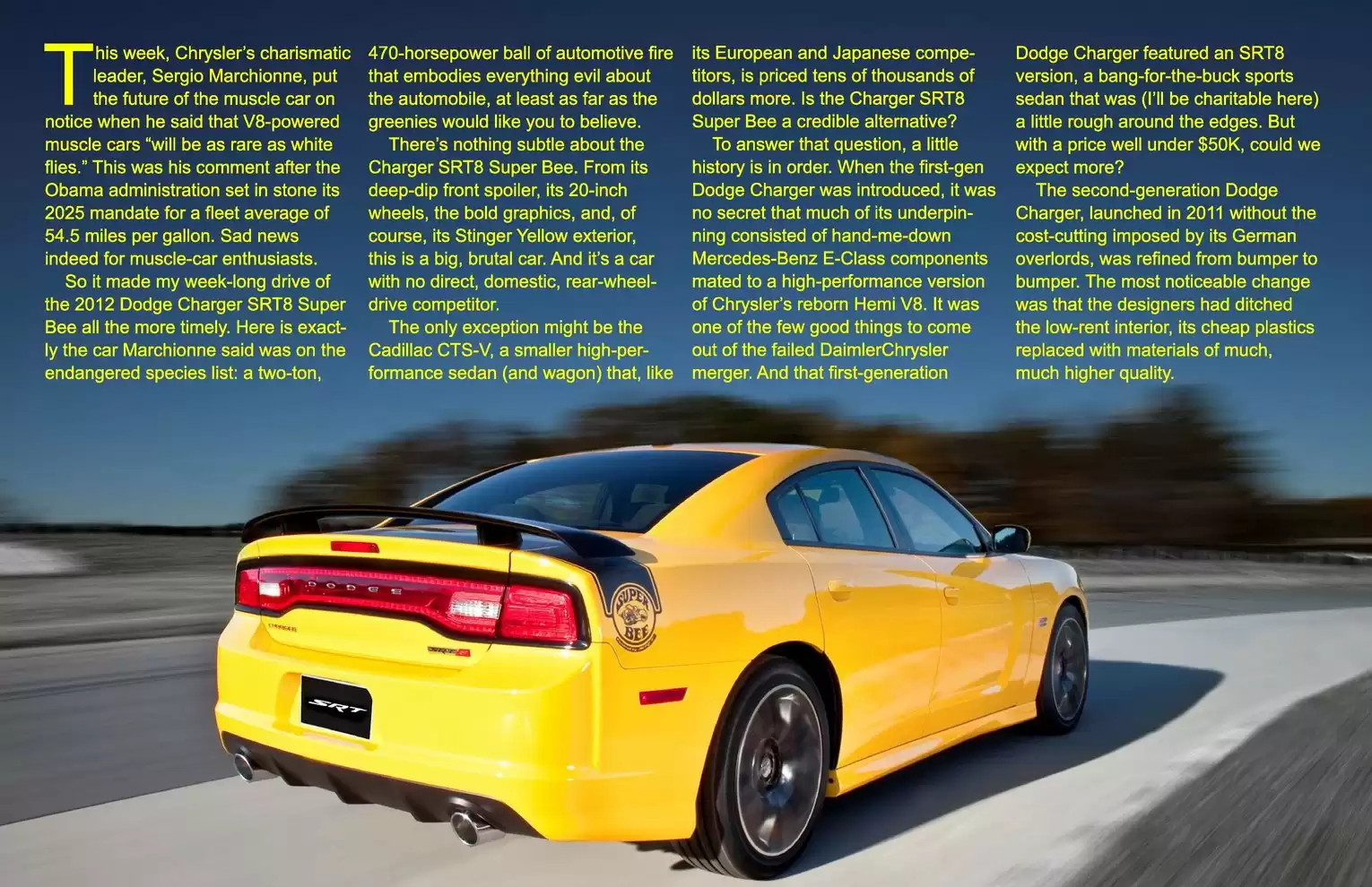 Automotive Traveler Magazine: 2012 09 2012 Dodge Charger SRT8 Super Bee Page 2