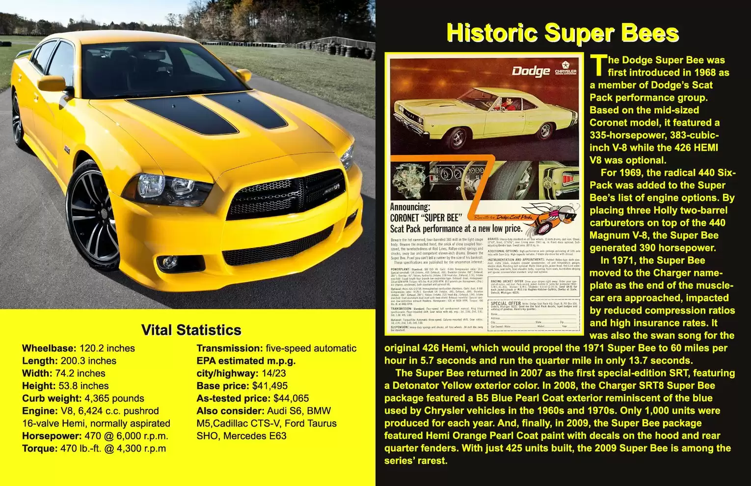 Automotive Traveler Magazine: 2012 09 2012 Dodge Charger SRT8 Super Bee Page 7
