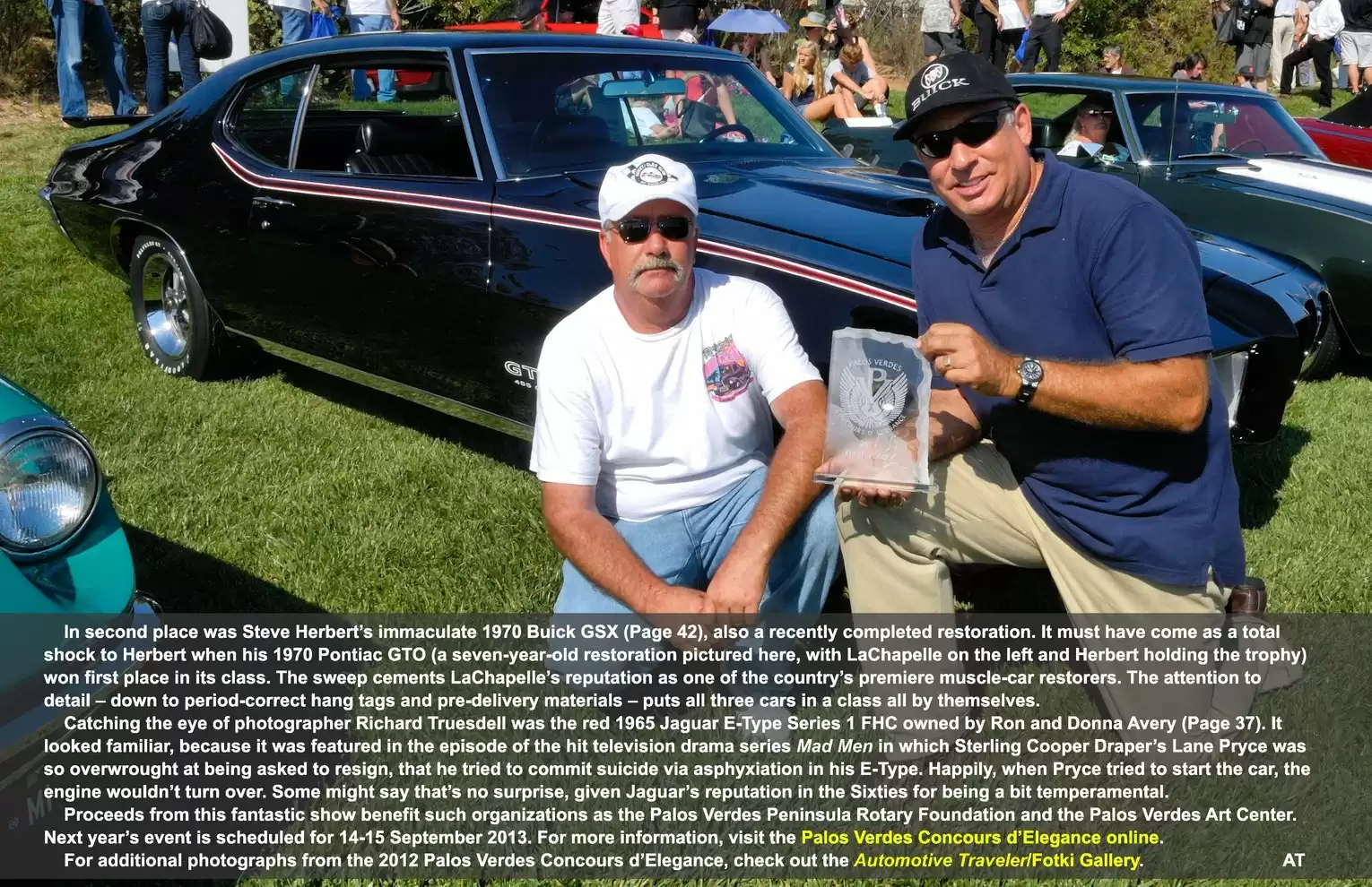 Automotive Traveler Magazine: 2012 09 2012 Palos Verdes Concours Page 4
