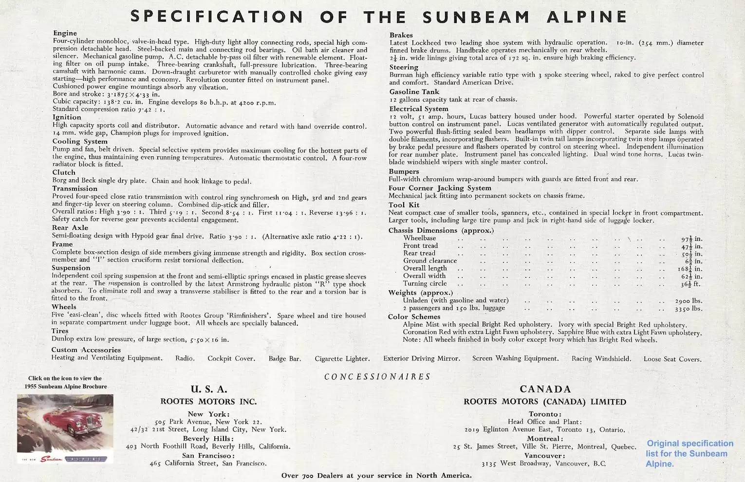 Automotive Traveler Magazine: 2012 10 1955 Sunbeam Alpine Series Three Page 6