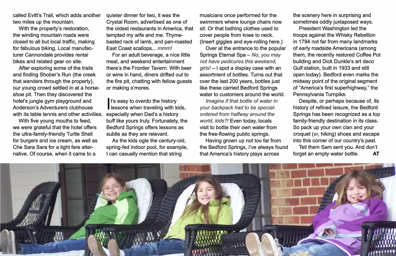 Automotive Traveler Magazine: 2013 02 Bedford Springs Hotel Page 6