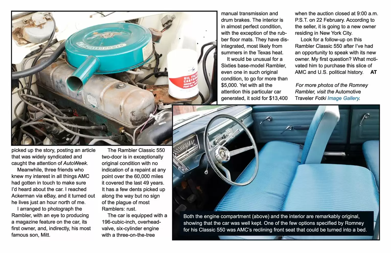 Automotive Traveler Magazine: 2013 02 Romney Rambler Page 4