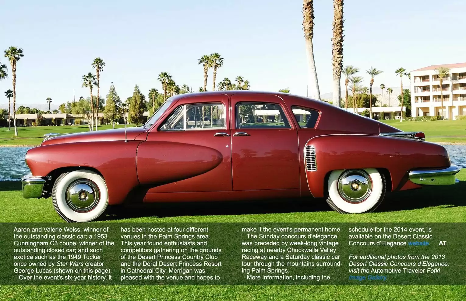 Automotive Traveler Magazine: 2013 03 Desert Classic Concours Page 3