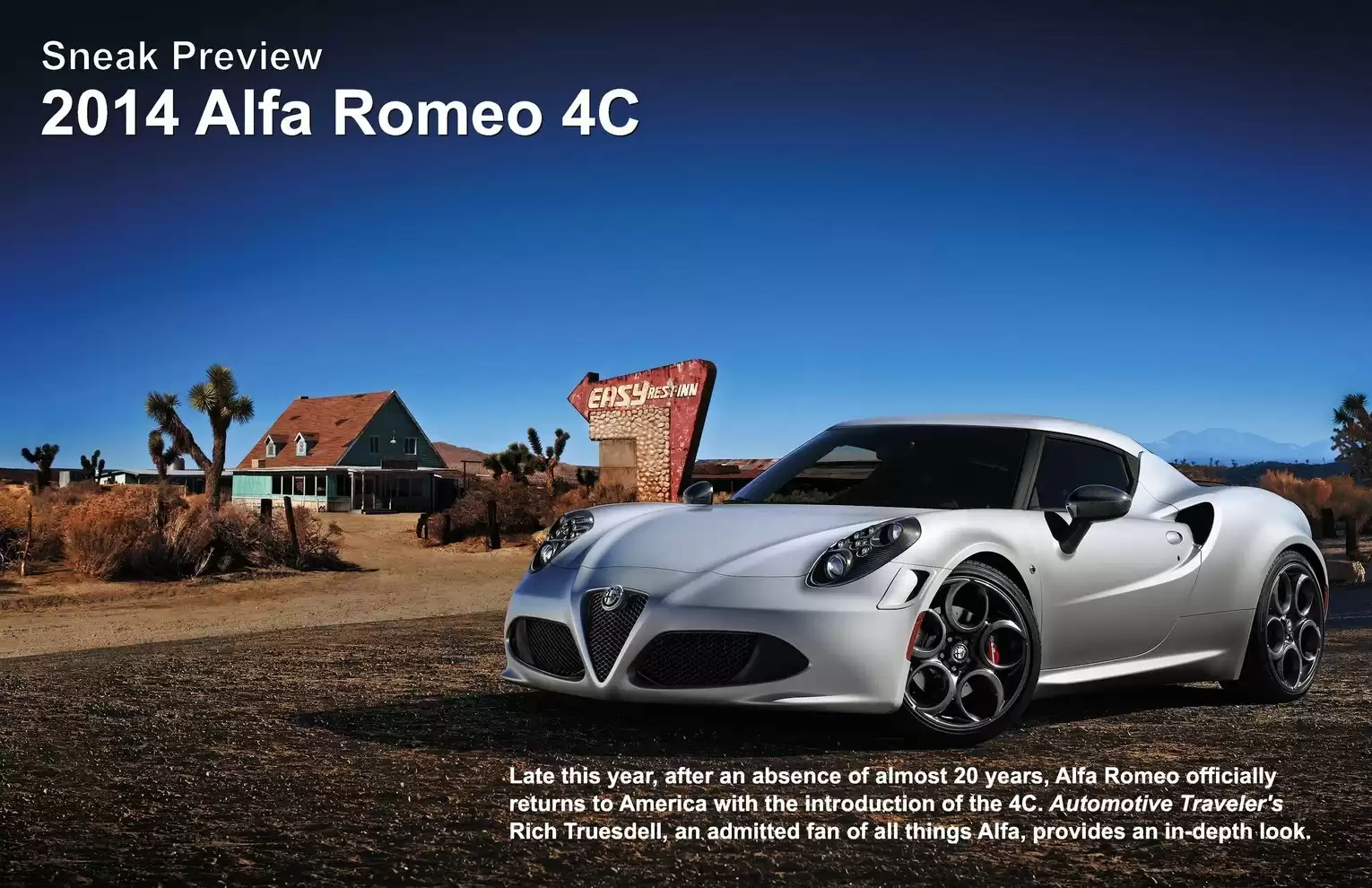 Automotive Traveler Magazine: 2013 04 2014 Alfa Romeo 4C Page 1