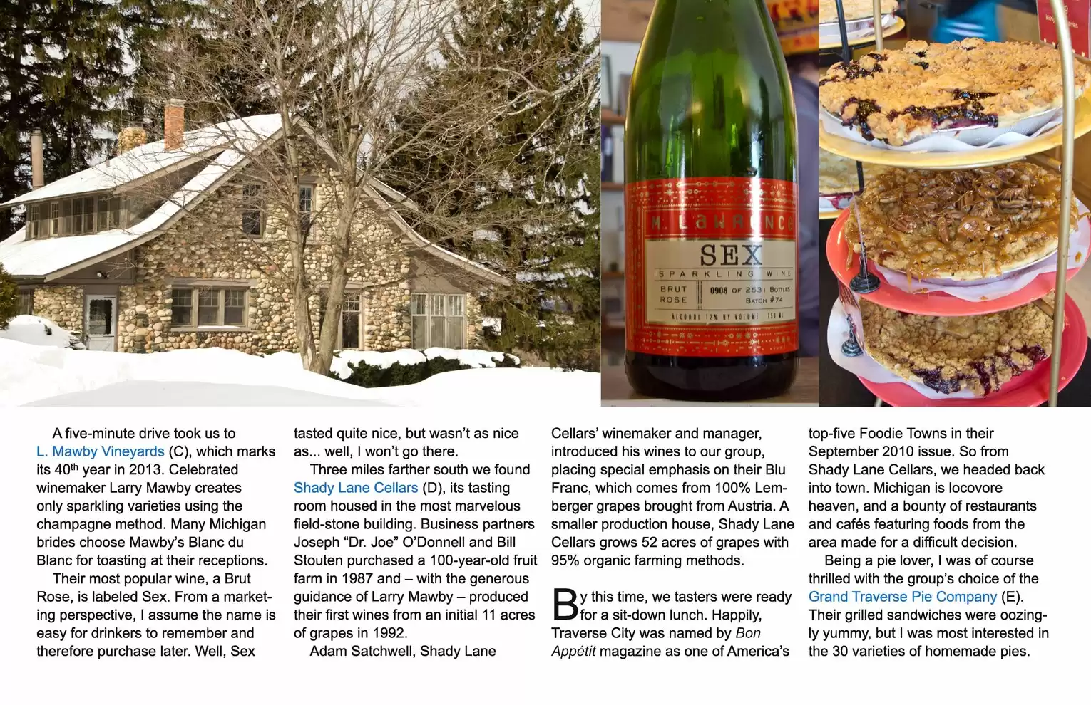 Automotive Traveler Magazine: 2013 04 North Michigan Wine Tour Page 3