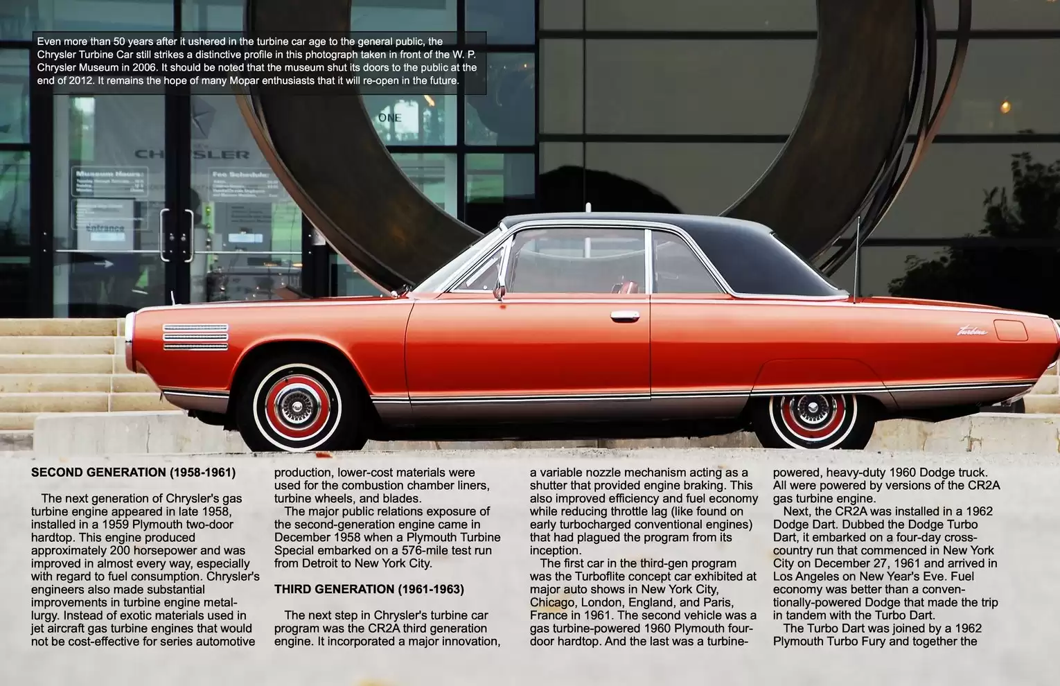Automotive Traveler Magazine: 2013 05 1963 Chrysler Turbine Car Page 3