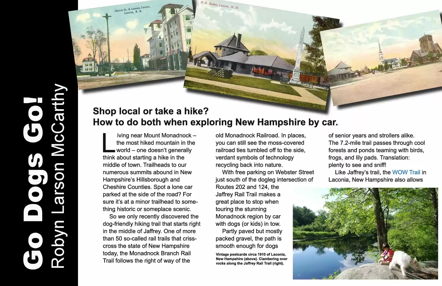 Automotive Traveler Magazine: 2013 05 New Hampshire Rail Trails Page 1